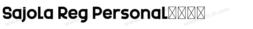 Sajola Reg Personal字体转换